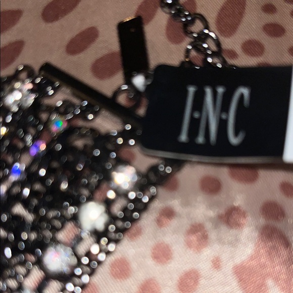 INC International Concepts Black and Silver Necklace - Picture 5 of 9